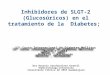 Dra Rosario Arechavaleta Granell Endocrinologa-internista Consultante Clinica 48 IMSS Guadalajara Inhibidores de SLGT-2 (Glucosúricos) en el tratamiento