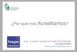 ¿Por qué nos Acreditamos ? hope – European Hospitals and Health Care Federation. 7 de mayo de 2014 