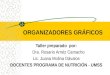 ORGANIZADORES GRÁFICOS Taller preparado por: Dra. Rosario Arnéz Camacho Lic. Juana Molina Dávalos DOCENTES PROGRAMA DE NUTRICIÓN - UMSS