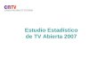 Estudio Estadístico de TV Abierta 2007. I. OFERTA PUBLICITARIA