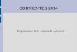CORRIENTES 2014 Expositora: Dra. Liliana E. Álvarez