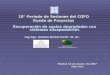18° Período de Sesiones del COFO Rueda de Proyectos Recuperación de suelos degradados con sistemas silvopastoriles Ing.Agr. Andrés Berterreche M. Sc. Martes