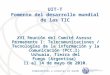 International Telecommunication Union Comprometido a conectar el mundo 1 UIT-T Fomento del desarrollo mundial de las TIC XVI Reunión del Comité Asesor