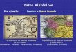 Datos Históricos Por ejemplo: Country = Nueva Granada Virreinato de Nueva Granada (1718-1819) (Colombia, Panamá, Venezuela, Ecuador) República de Nueva