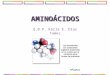 AMINOÁCIDOS Q.B.P. Karla E. Díaz Tamez. AMINOÁCIDOS (aa) Unidades que forman las proteínas. Poseen un grupo amino y un grupo carboxilo, además de su grupo