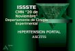 ISSSTE ISSSTE CMN 20 de Noviembre Departamento de Cirugía Experimental HIPERTENSION PORTAL ASCITIS
