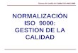 Sistema de Gestión de Calidad ISO 9001:2000 NORMALIZACIÓN ISO 9000: GESTION DE LA CALIDAD