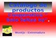 Catálogo de productos Cooperativa Solo faltas tú. Montijo - Extremadura