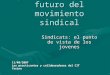 Los jovenes: el futuro del movimiento sindical Sindicats: el punto de vista de los jovenes 11/09/2007 Los practicantes y collaboradores del CIT Torino