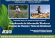 Programa de Agricultura, Recursos Naturales y Cambio Climático Instituto Interamericano de Cooperación para la Agricultura Actividades del IICA en materia