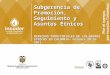 Subgerencia de Promoción, Seguimiento y Asuntos Étnicos DERECHOS TERRITORIALES DE LOS GRUPOS ÉTNICOS EN COLOMBIA- Octubre 20 de 2011 1