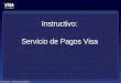 Visa Argentina – Información Confidencial Instructivo: Servicio de Pagos Visa