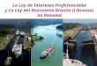 La Ley de Intereses Preferenciales y La Ley del Descuento Directo (Libranza) en Panamá