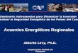 Acuerdos Energéticos Regionales Alberto Levy, Ph.D. Alberto Levy, Ph.D. Corporación Andina de Fomento Santiago, 6 de octubre de 2004 Seminario Instrumentos