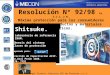 Resolución Nº 92/98 Ex. S.I.C. y M. Máxima protección para los consumidores Argentinos, de productos y materiales eléctricos. -Génesis del sistema -Clases