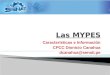 Características e Información CPCC Dionicio Canahua dcanahua@senati.pe 1