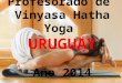 Profesorado de Vinyasa Hatha Yoga URUGUAY Año 2014