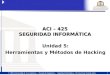 1  2006 Universidad de Las Américas - Escuela de Ingeniería - Seguridad Informática – Dr. Juan José Aranda Aboy ACI – 425 SEGURIDAD INFORMÁTICA Unidad