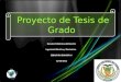 Proyecto de Tesis de Grado Escuela Politécnica del Ejercito Ingeniería Eléctrica y Electrónica SEBASTIÁN DONOSO V. 12/06/2012