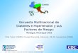 VIII o Taller CAMDI, Ciudad de Panamá, Panamá, noviembre 2006 1 Encuesta Multinacional de Diabetes e Hipertensión y sus Factores de Riesgo: Managua, Nicaragua