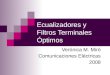 Ecualizadores y Filtros Terminales Óptimos Verónica M. Miró Comunicaciones Eléctricas 2008