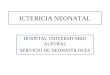 ICTERICIA NEONATAL HOSPITAL UNIVERSITARIO AUSTRAL SERVICIO DE NEONATOLOGÍA