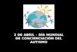 2 Abril-Día Internacional del Autismo