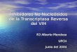Inhibidores No Nucleósidos de la Transcriptasa Reversa del VIH R3 Alberto Mendoza UPCH Junio del 2004