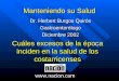 Manteniendo su Salud Dr. Herbert Burgos Quirós Gastroenterólogo Diciembre 2002 Cuáles excesos de la época inciden en la salud de los costarricenses 