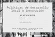 Políticas de Desarrollo e Innovación Local