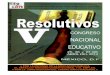 RESOLUTIVOS DEL V CONGRESO NACIONAL DE EDUCACIÓN CNTE