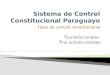 Sistema de Control Constitucional Paraguayo