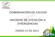 Presentación emergencias 24/01/2011