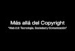 Más allá del Copyright