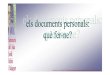 Els documents personals: què fer-ne?