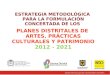 Estrategia metodológica formulación planes distritales acp