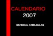 Calendario Ho Tparaellas20071