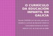 O currículo da educación infantil en Galicia