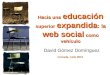 Hacia una educación superior expandida: la web social como vehículo