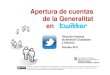 Apertura de cuentas de la Generalitat en Twitter