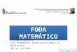 FODA Matematico: una herramienta para gerenciar en forma objetiva