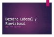 Derecho Laboral y Previsional - Prof. Noelia Mana