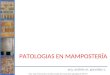 Patologias mamposter­a