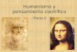 Humanismo y pensamiento científico