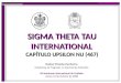 Capitulo Upsilon Nu de la Sigma Theta Tau International