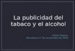 Publicidad tabaco y alcohol