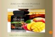 Africano Mango Píldoras Ingredientes