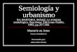 Semiología y urbanismo