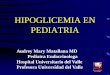 Hipoglicemia en niños - 2012