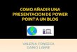 AñAdir Presentacion A Un  Blog